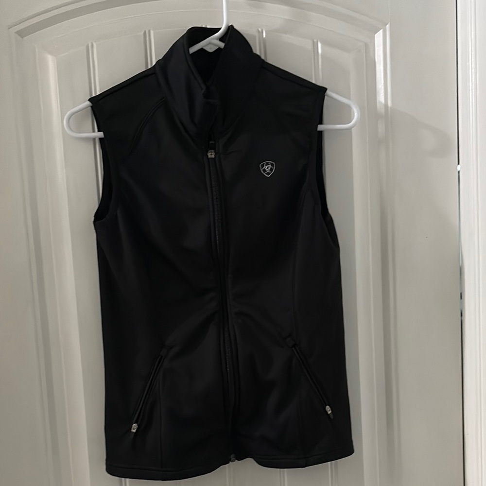 Ariat Black Zip-Up Vest